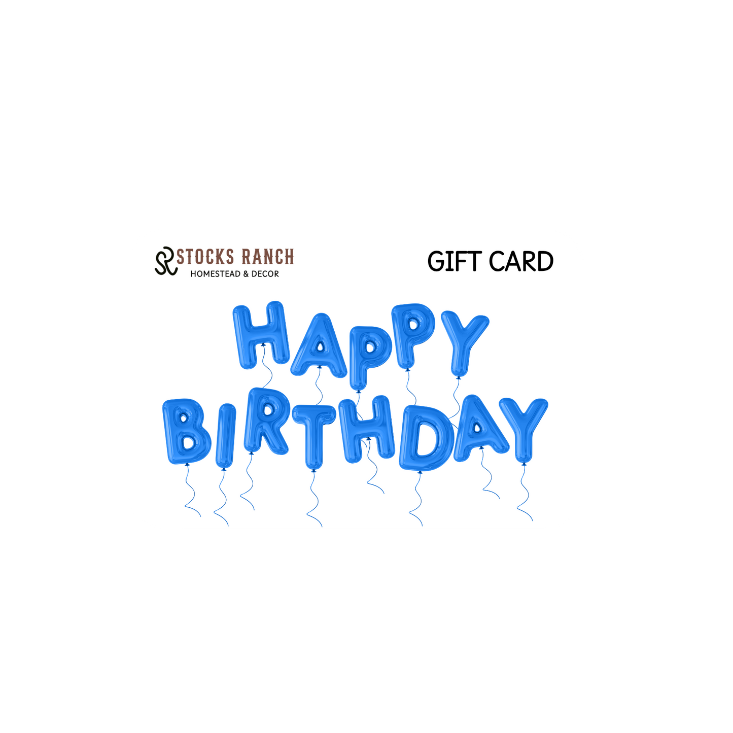 Stocks Ranch Birthday Gift Card