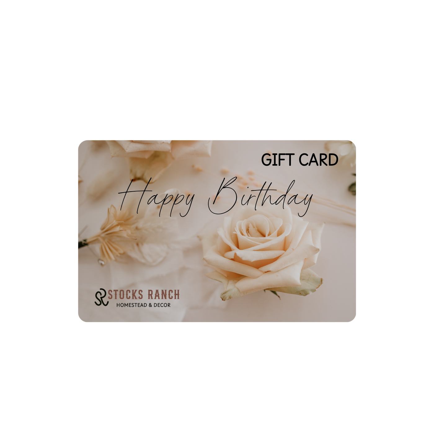 Stocks Ranch Birthday Gift Card