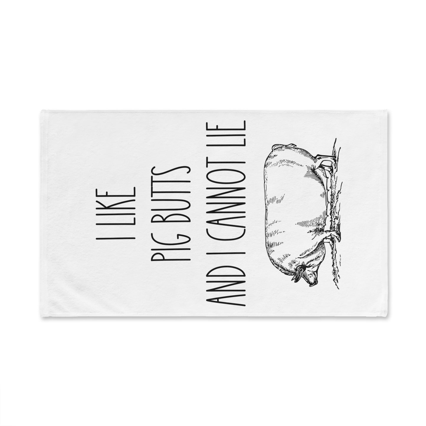 Funny Pig Butts Hand Towel - Perfect for Animal Lovers and Kitchen Decor