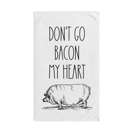 Tea Towel - Don't Go Bacon My Heart Kitchen Hand Towel