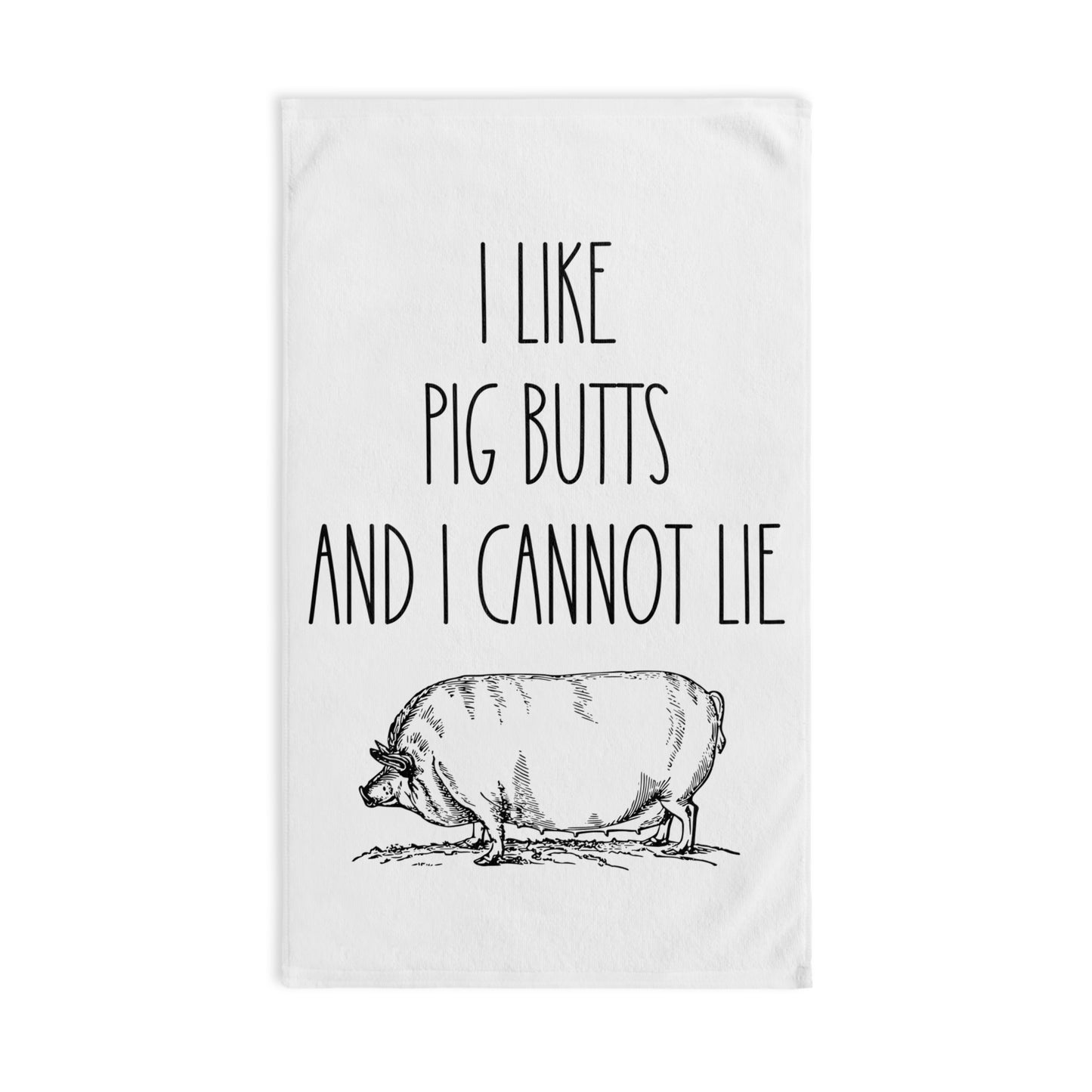 Funny Pig Butts Hand Towel - Perfect for Animal Lovers and Kitchen Decor